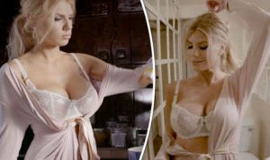 Charlotte McKinney Strips Down to Show Her Assets in Hot Lingerie Video