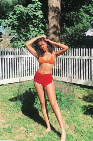 Samia Hampstead orange bikini