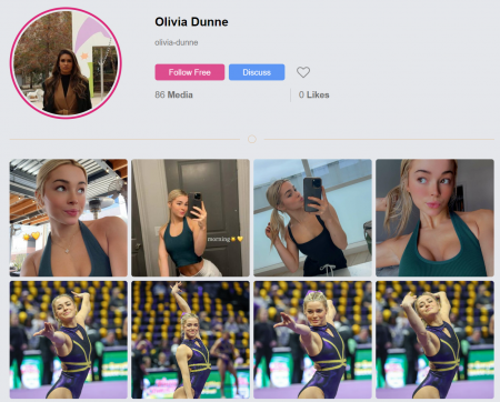 American Artistic Gymnast Olivia Dunne
